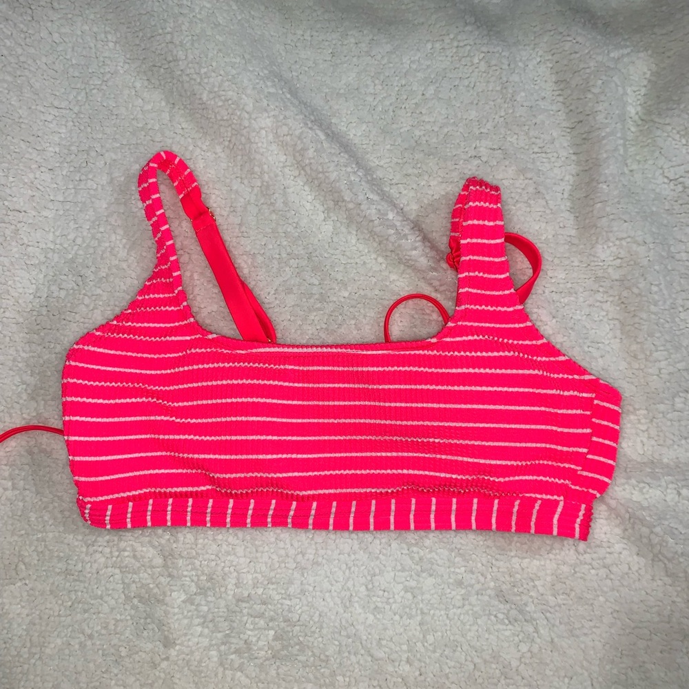 Hot pink swim top